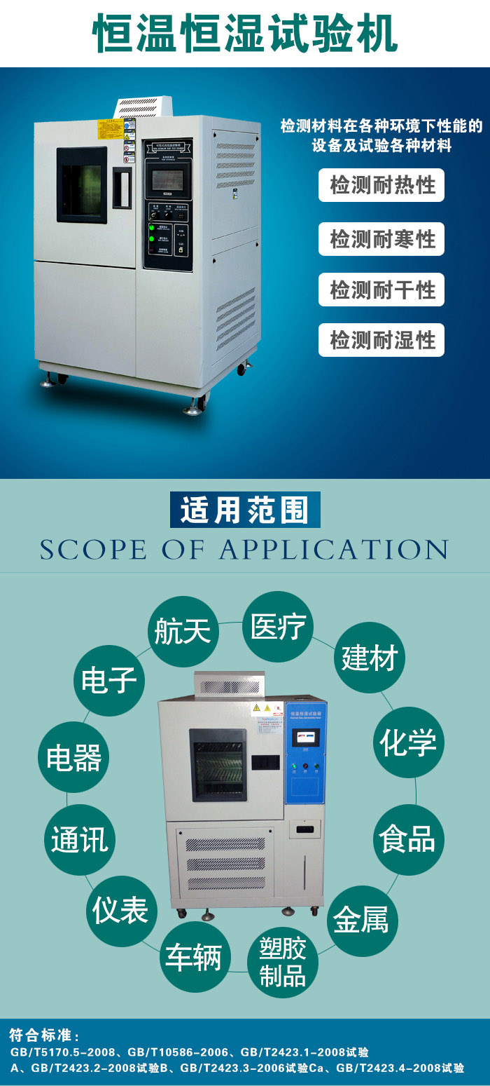 烤漆恒溫恒濕箱適用范圍